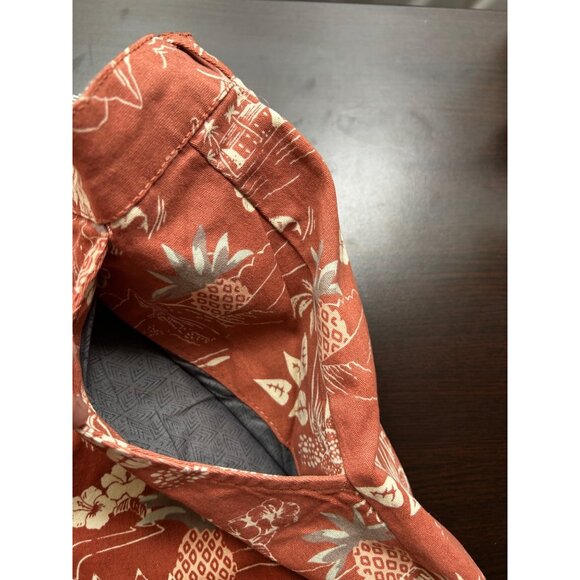 🩳 JACHS Men's Preppy NYC Red Island Print Resortwear Stretch Twill Shorts 38" - Picture 11 of 14